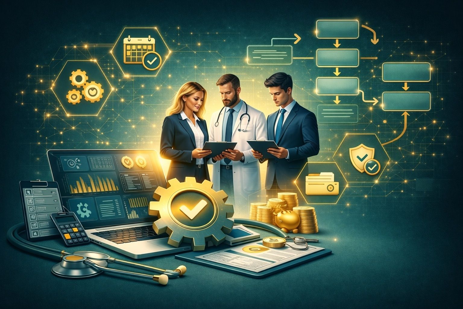 Operatives MVZ-Management – Personalmanagement, Abrechnung und Controlling für Gesundheitszentren